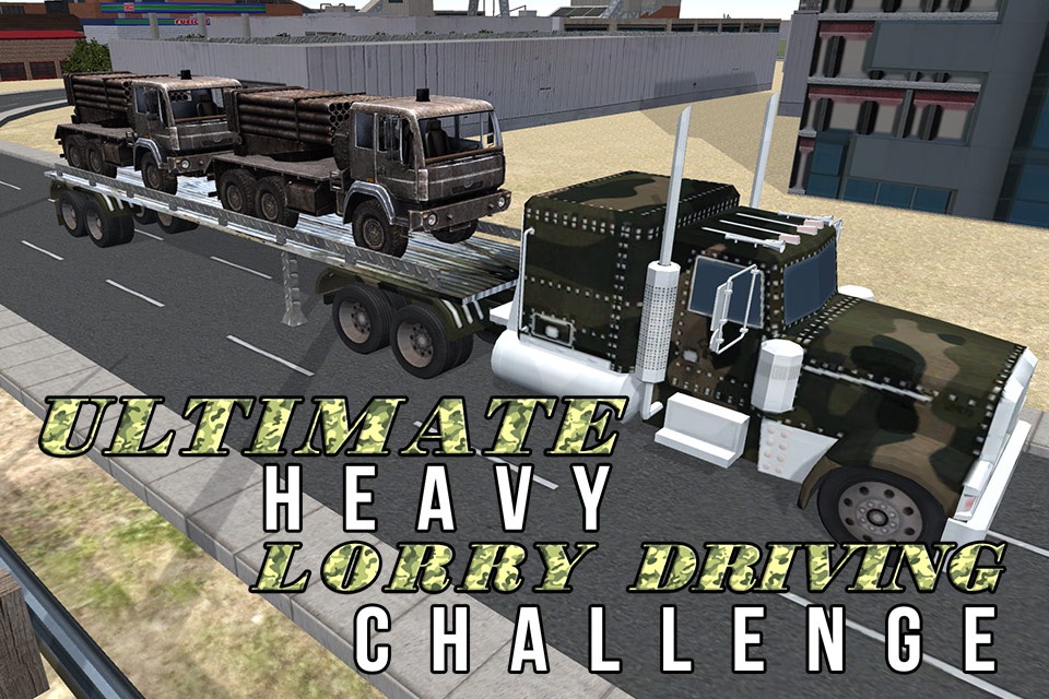 3D Army Cargo Truck Simulator – Ultimate lorry driving & parking simulation game screenshot 4