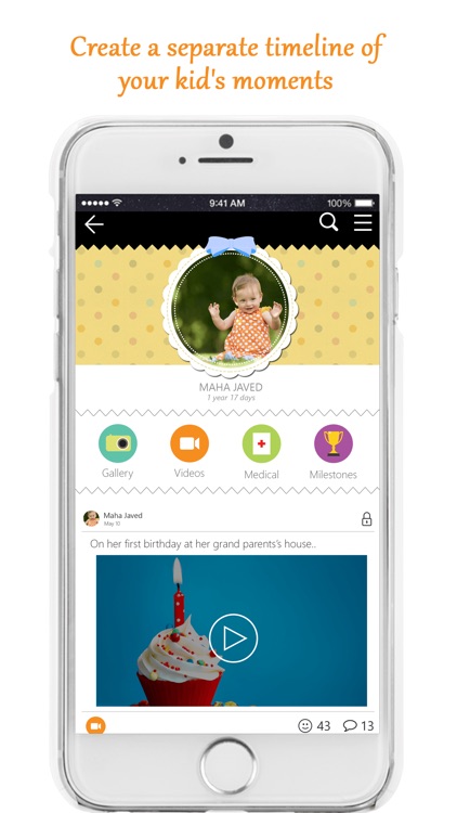 Kidlr - Baby Milestones Tracker & Kids Photo Book
