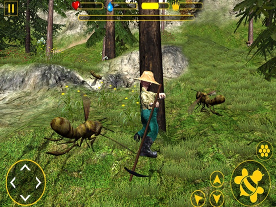 Screenshot #6 pour Miel Abeille Attaque En Volant 3D Simulateur Jeu – Mouche à Tuer Ennemi Insectes