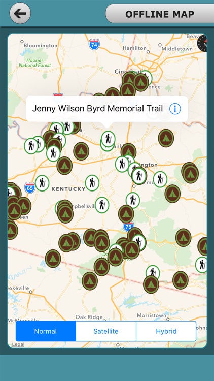 Kentucky - Campgrounds & Hiking Trails
