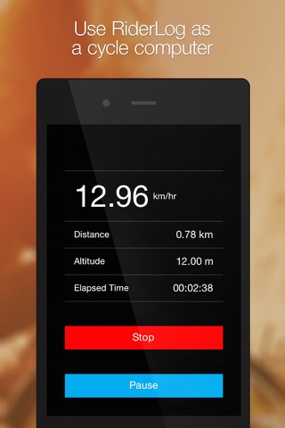 RiderLog screenshot 2