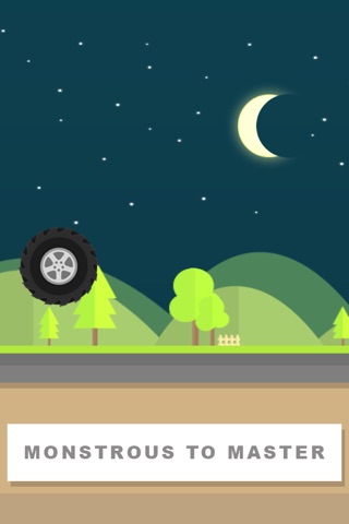 Bouncing Wheel -HighwayMonster screenshot 3
