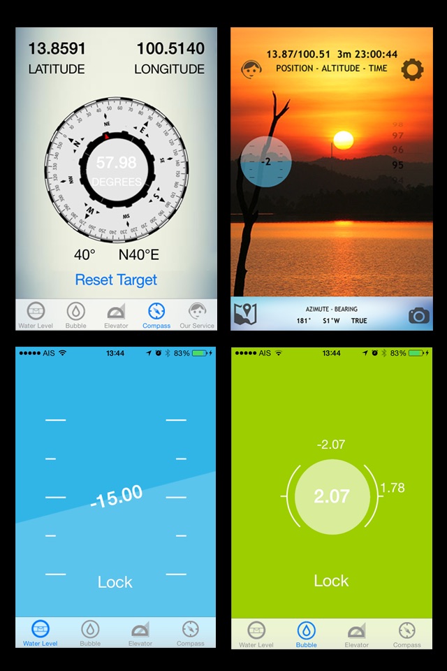 smart tool : clinometer + water level + compass + range finder +  tape and map measure screenshot 2