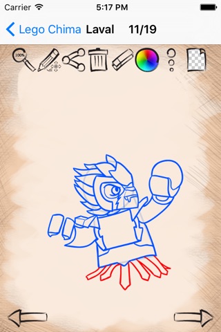 Draw And Paint Lego Chima Version screenshot 3