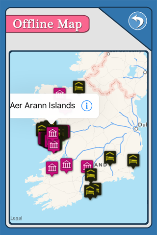 Aran Island Offline Map Tourism Guide screenshot 2