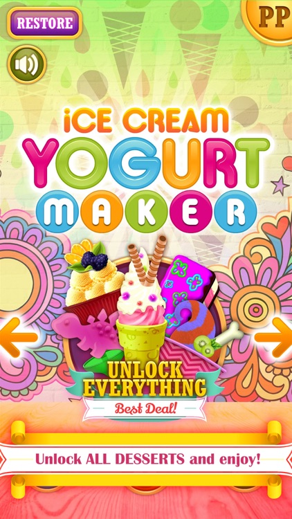 Ice Cream Yogurt Maker! Make Homemade Frozen Food Treats. Swirl, Decorate, Serve and Eat. screenshot-4