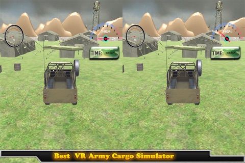 VR Army Cargo Truck Drive Pro screenshot 2