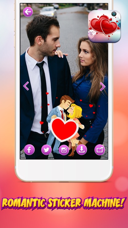 Romantic Love Stickers – Decorate Pics with Cute Frame.s and Sticker Art in Girly Photo-Booth screenshot-4