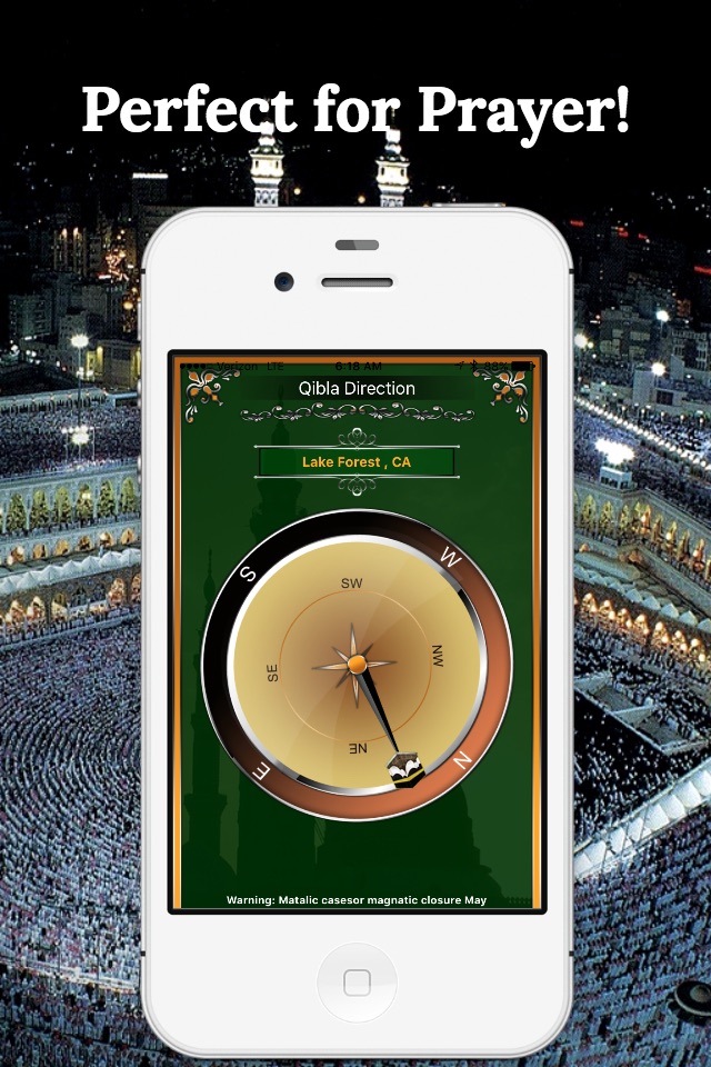 Qibla Compass-Perfect Maccah Find screenshot 3