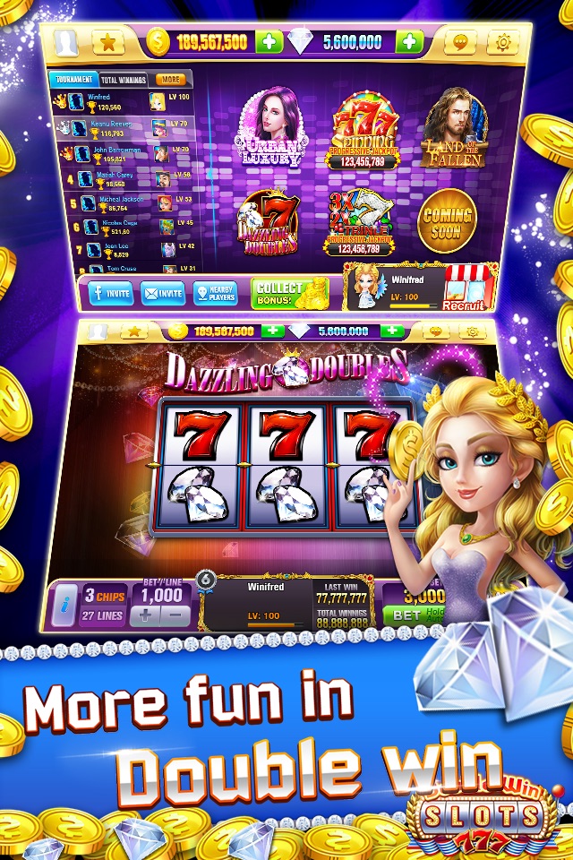Double Win Slots™ - FREE Las Vegas Casino Slot Machines Game screenshot 3