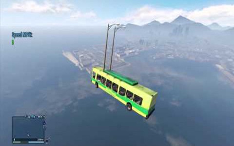 Flying Bus- Free Flight Bus Simulator 2016 screenshot 4