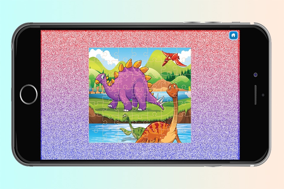 Dinosaur Jigsaw Puzzle Fun Game for Kids screenshot 2