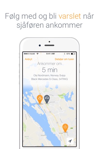 Svipp - Bestill taxi fra din iPhone screenshot 4