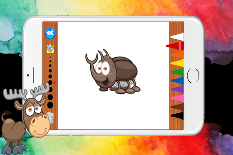 Animal World Coloring Book for Kids Game screenshot 4