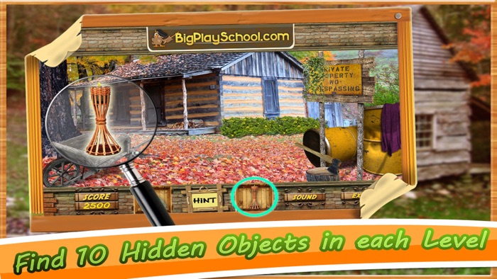 Cabin in the Woods Hidden Objects Game