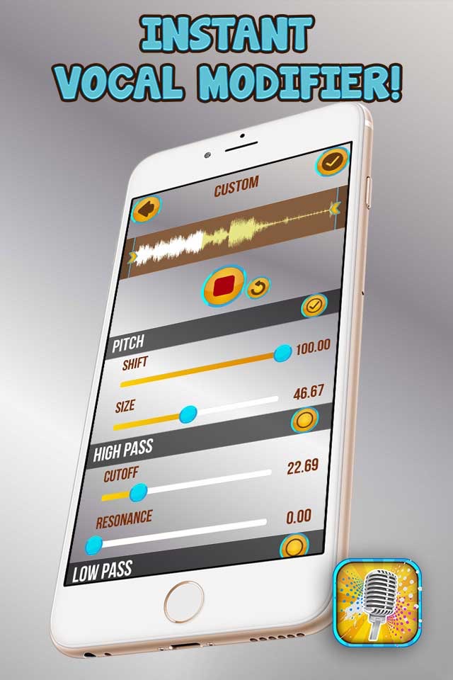 Voice Changer Audio Effects – Funny Sound Recorder Editor and Ringtone Maker screenshot 3
