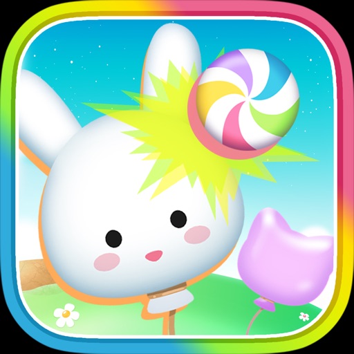 Easter rabbit balloon puzzler iOS App