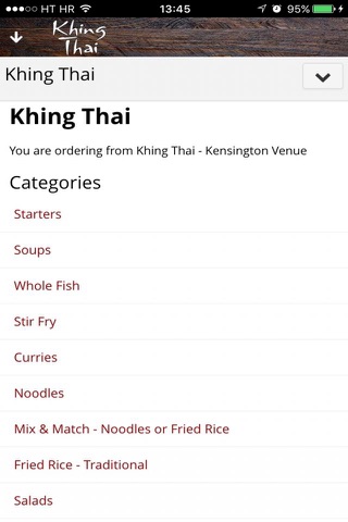 Khing Thai Kensington screenshot 2