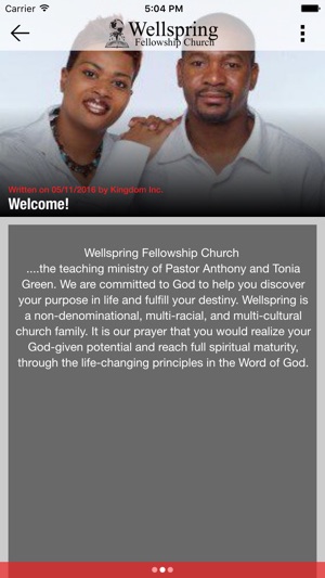 Wellspring Fellowship Church(圖2)-速報App