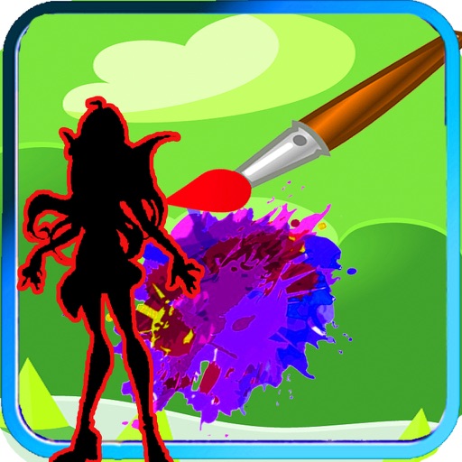 Color Book Game Cartoon Winx Club Edition iOS App