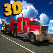 汽车运输卡车 - 3D转运货物的卡车司机停车模拟器