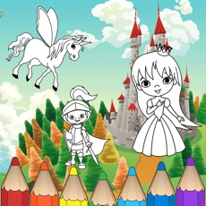 Activities of Princess Kids Coloring - Learning Game for Preschool Children