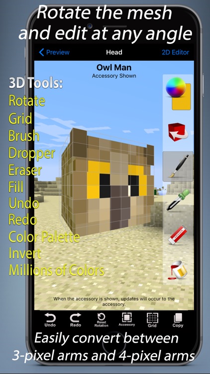 Skin Designer 3D for Minecraft
