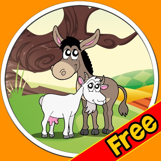 exceptional farm animals for children - free game icon