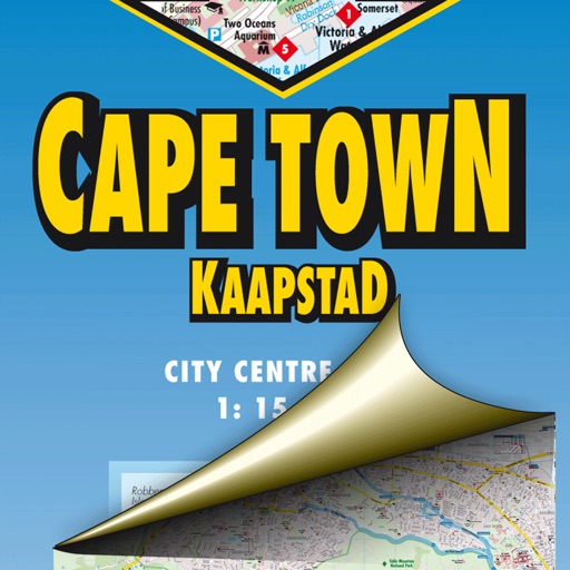 Cape Town. Road map. iOS App