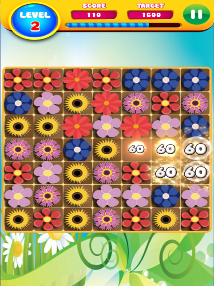 Flower Blossom Sky Splash Mania