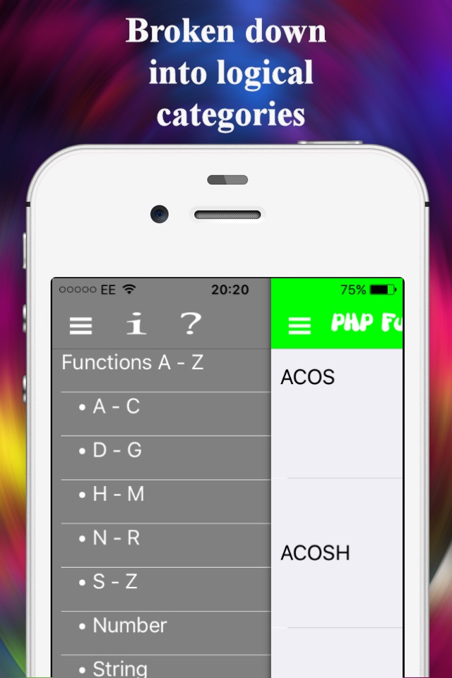 PHP Functions Reference Free screenshot 2