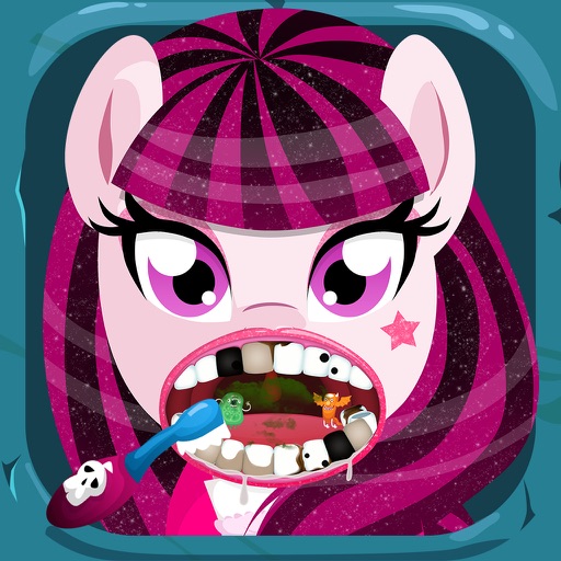 Monster Pony Girls Dentist Salon – Frightful Tooth Games for Free icon