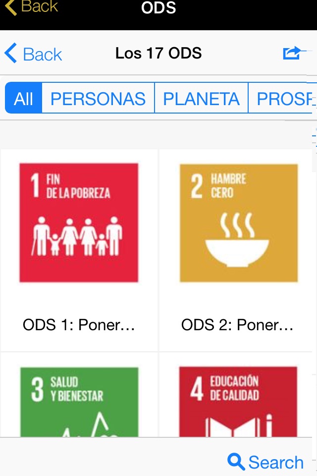 ODS Desarrollo Sostenible screenshot 2