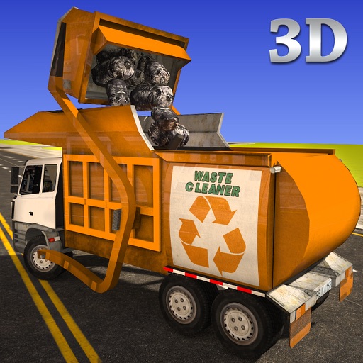 Garbage Truck City Cleaner 3D icon