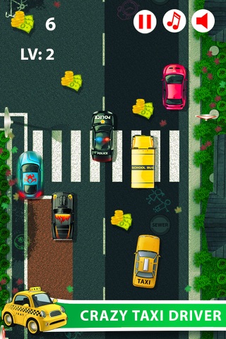 City Taxi Driving Simulator - Cool yellow cab car racing mania games for little boys and girls screenshot 3