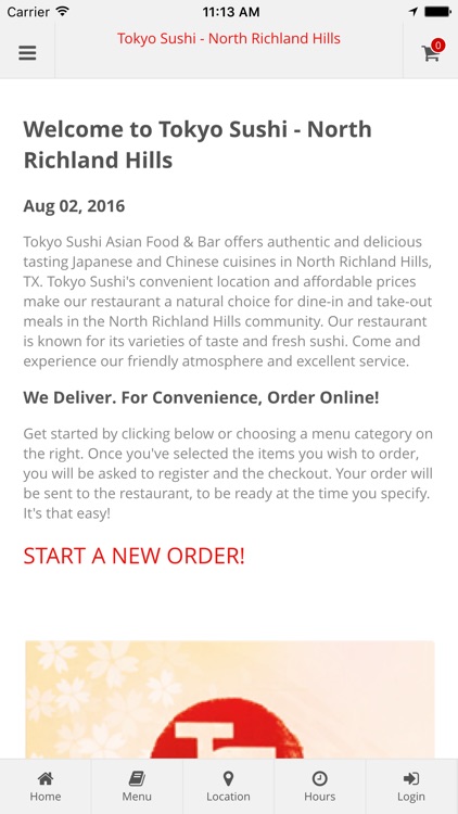 Tokyo Sushi - North Richland Hills Online Ordering