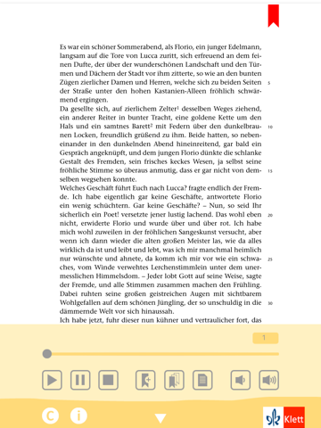 Das Marmorbild -  Edition.Hörbuch  Deutsch-Lektüren zum Lesen und Hören von Klett für Oberstufe und Abitur mit Zusatzmaterialien screenshot 2