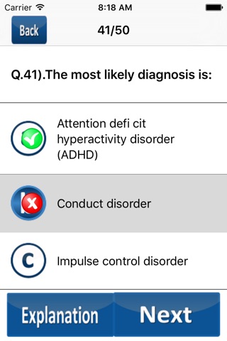 Psychiatry Quiz Questions screenshot 3