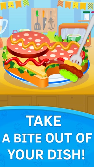 Burger Chef. Baby and Toddler Kitchen Game(圖2)-速報App