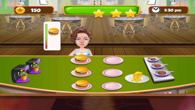 Burger Maker Shop : Rising Cooking Restaurants,Cooking Fever(圖3)-速報App