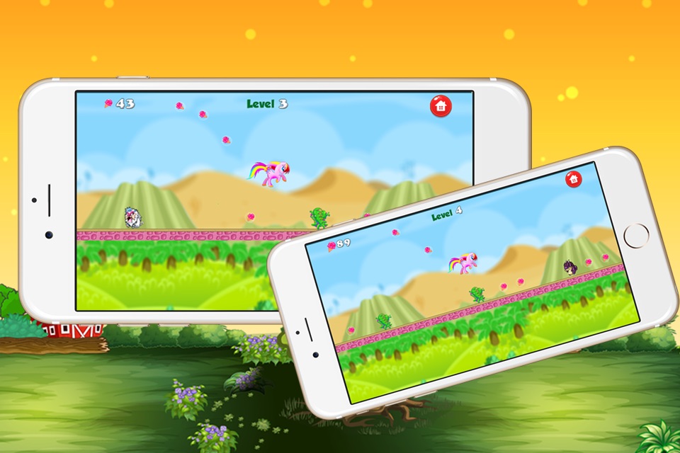 Pony Adventure Games for little Kids - My Cute Unicorn Run for Toddler screenshot 3