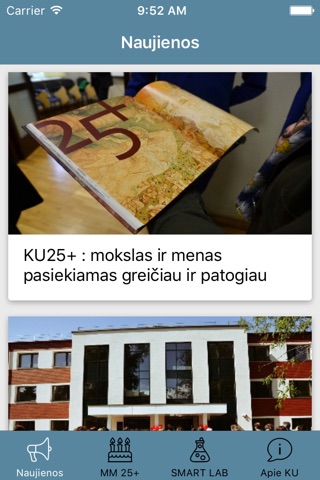 Klaipėdos Universitetas screenshot 2