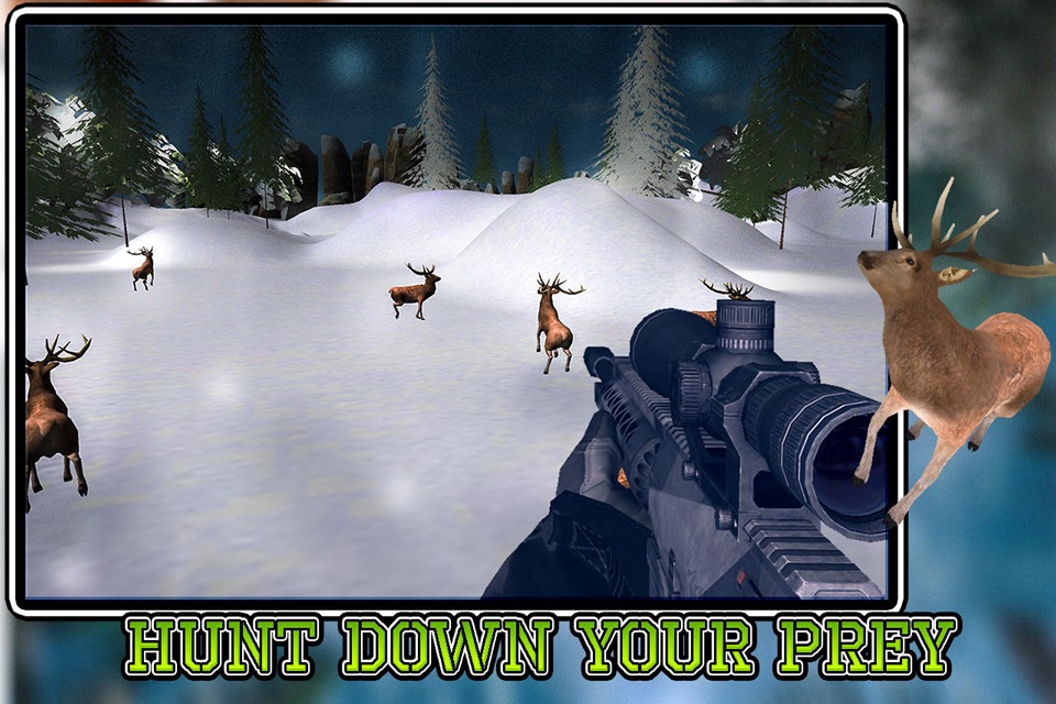 Sniper Deer Hunting Pro - Hunt Wild Jungle Animals in the Extreme Winter screenshot 2