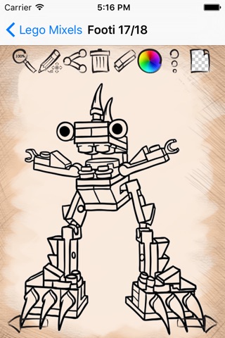 Drawing Ideas Lego Mixels Robots Edition screenshot 4