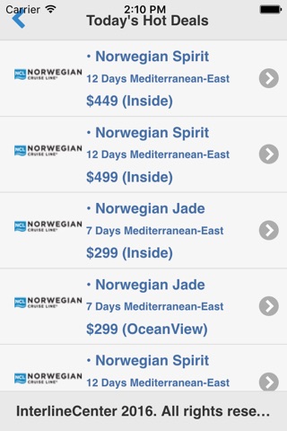 Interline Cruises screenshot 2