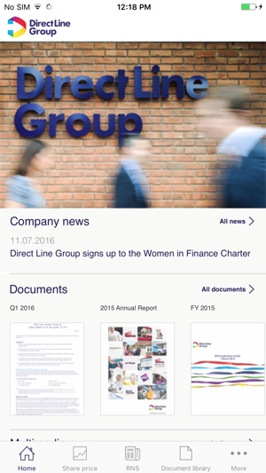 Direct Line Group Investor Relations for iPhone(圖1)-速報App