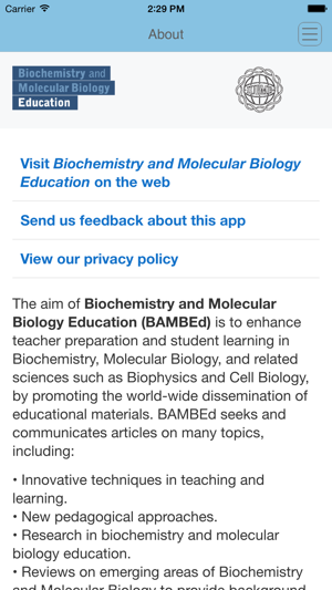 Biochemistry and Molecular Biology Education(圖4)-速報App