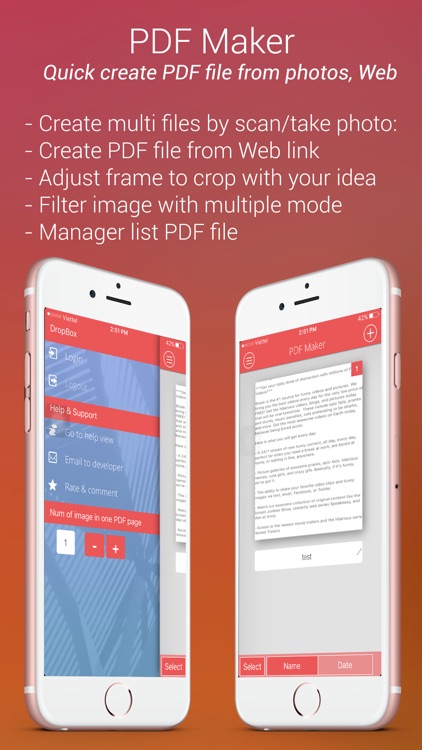 PDF Maker Pro - Quick create PDF file from Web, Photos