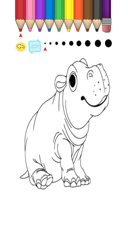 Kids Coloring Book - Cute Cartoon Rie