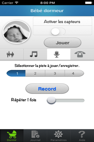 Baby sleeper: womb sounds and white noise for soothing and calming baby screenshot 3